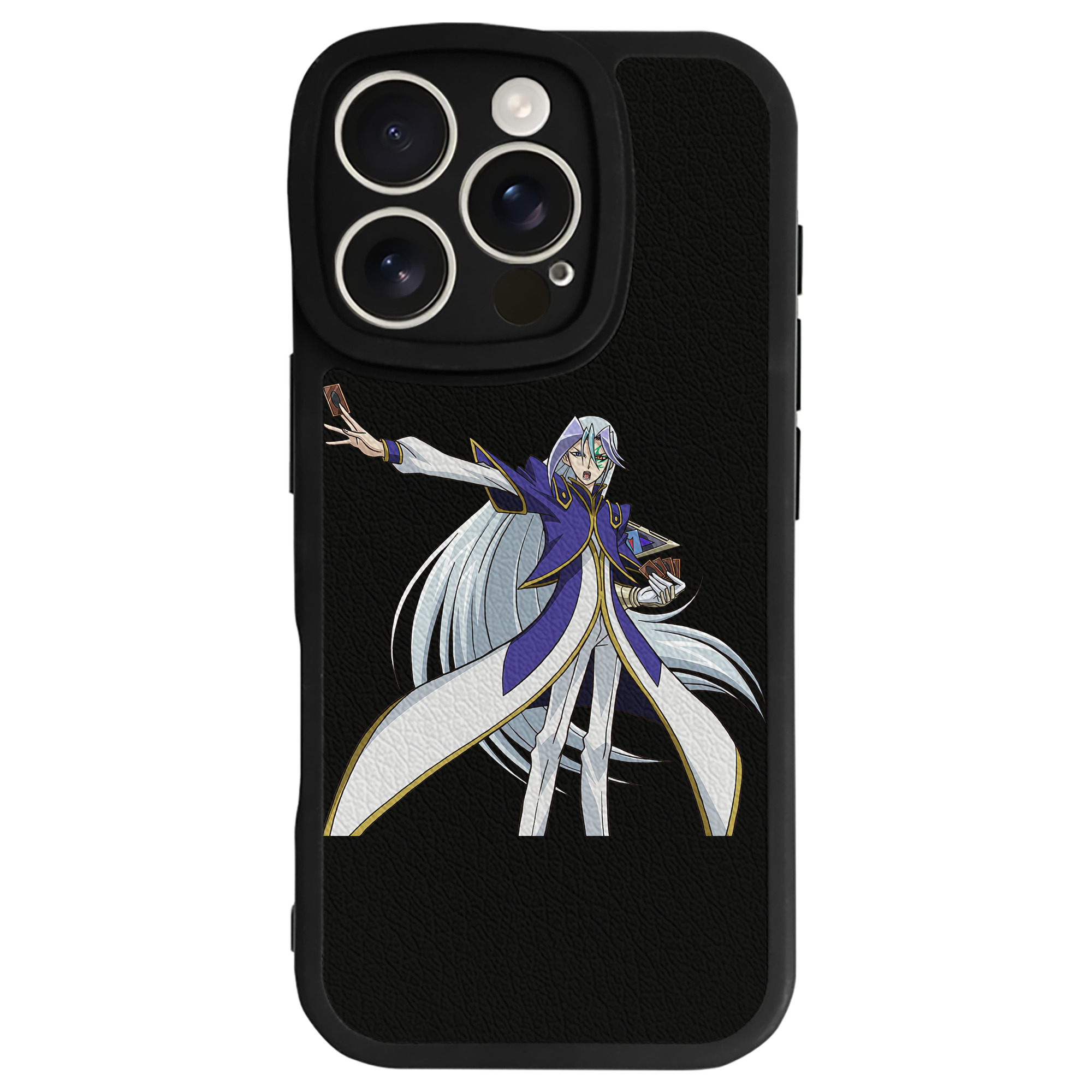 遊☆戯☆王 Yu-Gi-Oh! 【iPhone 16シリーズ対応】シリコンスマホケース（レザー調） 材質：シリコン